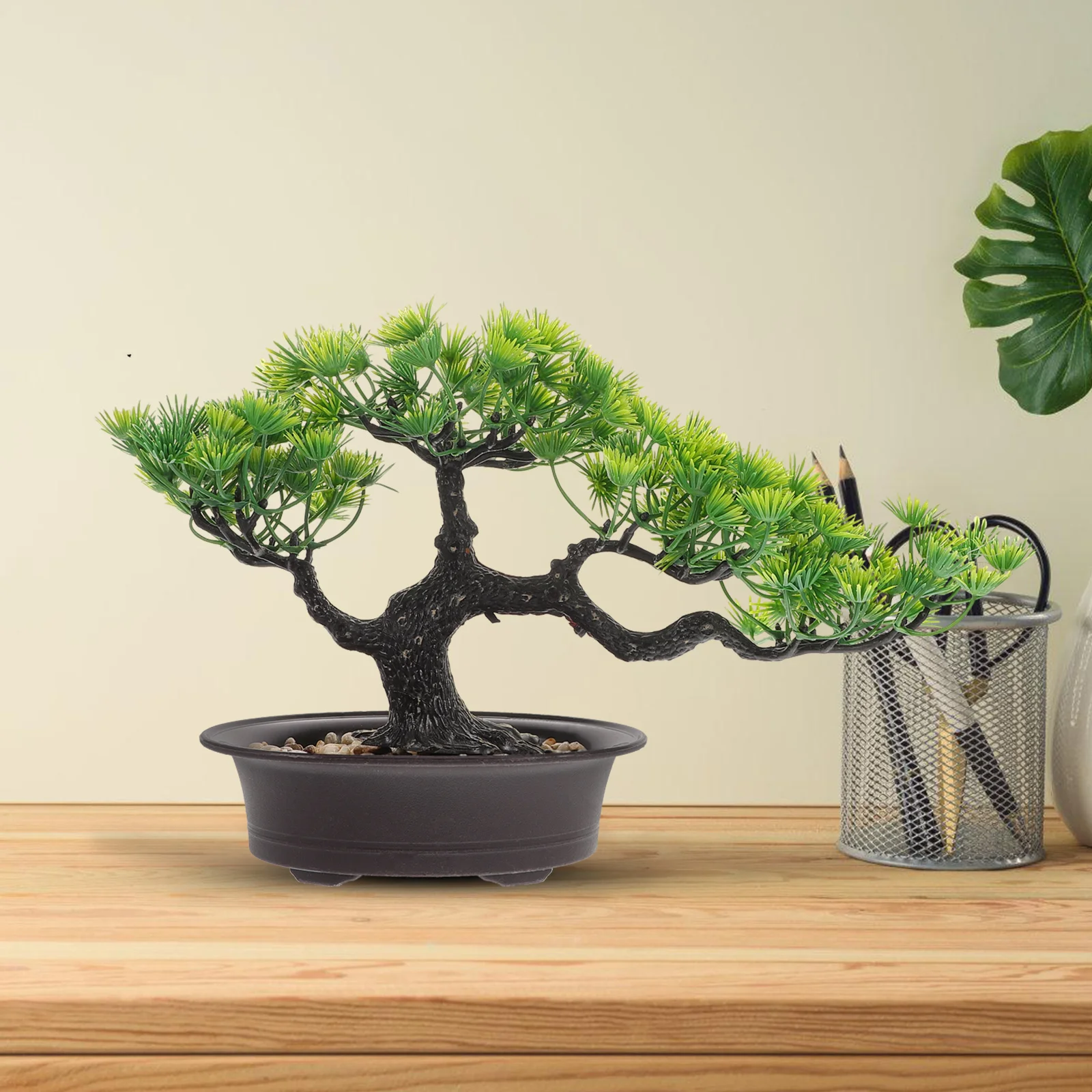 Desktop Bonsai Artificial Plants Potted Green Indoor Ornaments Decoration Tree with Plastic Small
Desktop Bonsai Artificial Plants Potted Green Indoor Ornaments Decoration Tree with Plastic Small