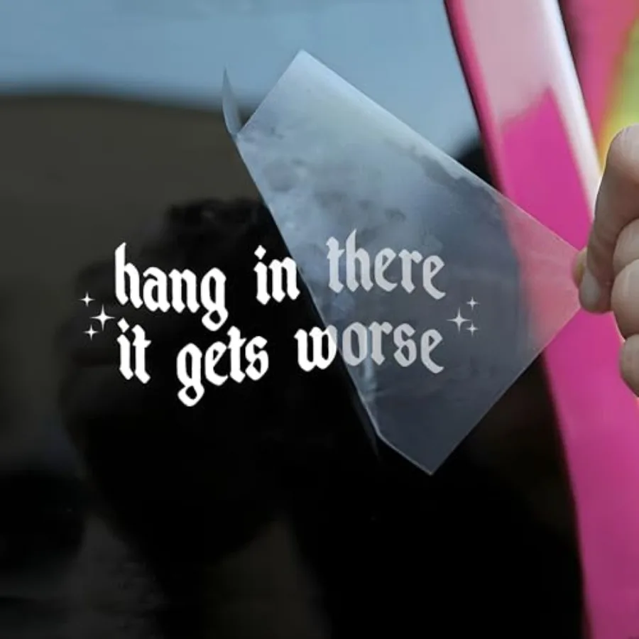 Gets Worse Car Decal Funny Sarcastic Mental Health, Meme, Joke Car, Unhinged, Humor Car Window Accessories Affirmations Vinyl W
Gets Worse Car Decal Funny Sarcastic Mental Health, Meme, Joke Car, Unhinged, Humor Car Window Accessories Affirmations Vinyl W