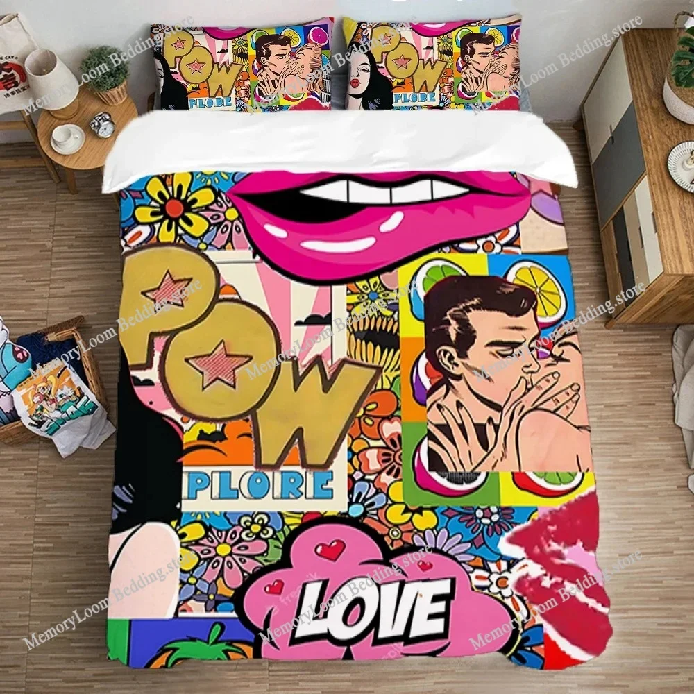 Pop Art Bedding Set Duvet Cover 3d Bedding Fashion Design Decoration King Duvet Cover Set Double Bedding Sets Home Textileextile
Pop Art Bedding Set Duvet Cover 3d Bedding Fashion Design Decoration King Duvet Cover Set Double Bedding Sets Home Textileextile