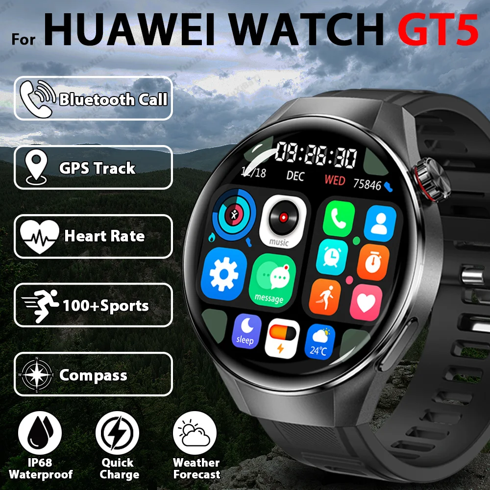 Для HUAWEI GT5 Pro GPS NFC Смарт-часы Мужчины 360*360 AMOLED Экран Сердечный ритм Bluetooth Вызов IP68 Водонепроницаемые мужские умные часы 2025
Для HUAWEI GT5 Pro GPS NFC Смарт-часы Мужчины 360*360 AMOLED Экран Сердечный ритм Bluetooth Вызов IP68 Водонепроницаемые мужские умные часы 2025