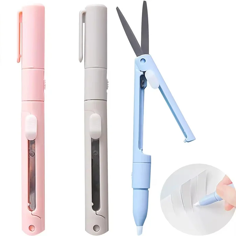 2-In-1 Mini Foldable Scissors With Engraving Knife Paper Cutter Portable Utility Cutting Tools For Office Art School Supplies
2-In-1 Mini Foldable Scissors With Engraving Knife Paper Cutter Portable Utility Cutting Tools For Office Art School Supplies