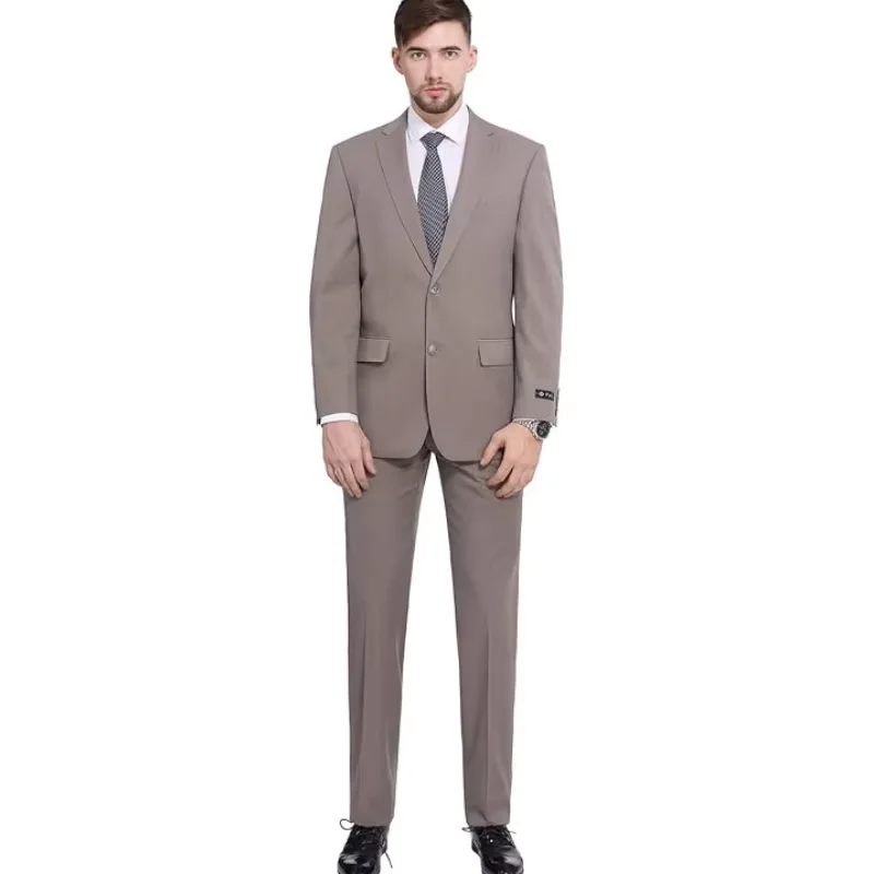 2-piece fashionable men's business suit, high-end formal pants and jacket, suitable for office/wedding/professional events
2-piece fashionable men's business suit, high-end formal pants and jacket, suitable for office/wedding/professional events
