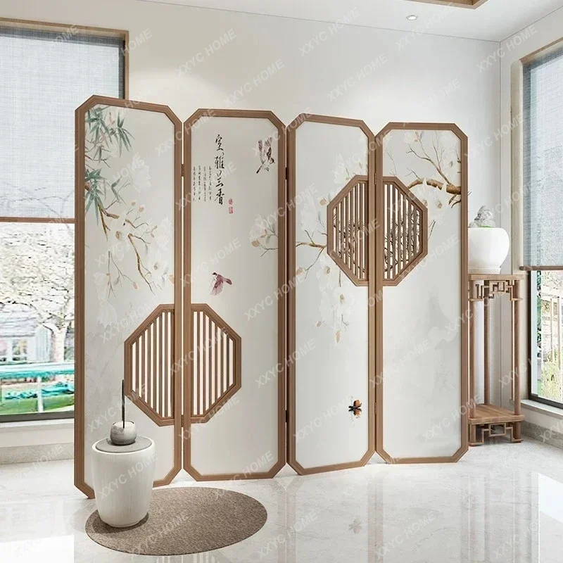 TA Modern Chinese screen partition, living room folding screen foldable mobile solid wood hall partition
TA Modern Chinese screen partition, living room folding screen foldable mobile solid wood hall partition
