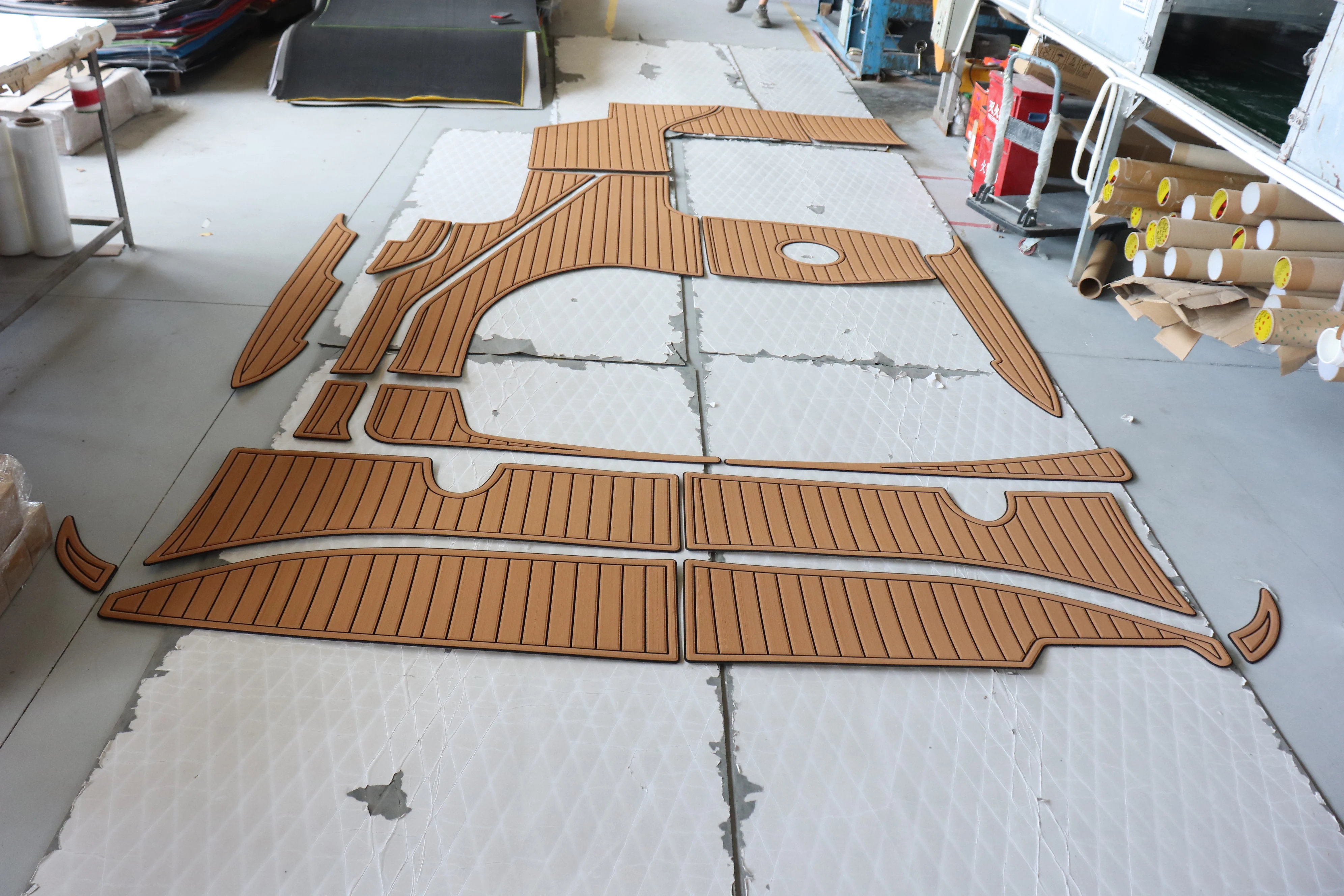 KXKZREN Custom Boat Decking for 2007 Sea Ray 310 EVA Foam Faux Teak Marine Mat Self Adhesive Yacht Flooring Anti-Slip Pad Sheet
KXKZREN Custom Boat Decking for 2007 Sea Ray 310 EVA Foam Faux Teak Marine Mat Self Adhesive Yacht Flooring Anti-Slip Pad Sheet