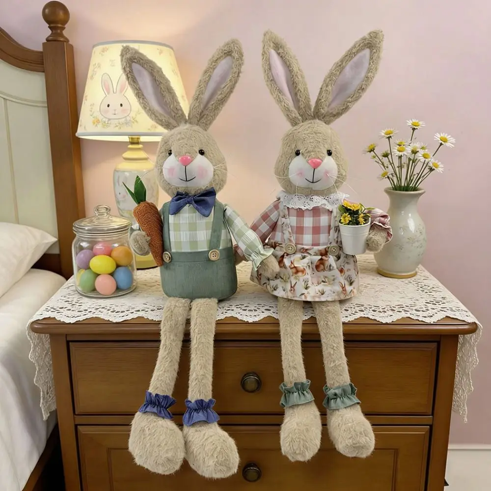 Rustic Style Easter Bunny Decor Cute Soft Bunny Long-Legged Sitting Rabbit Easter Decoration Items Party Decoration
Rustic Style Easter Bunny Decor Cute Soft Bunny Long-Legged Sitting Rabbit Easter Decoration Items Party Decoration