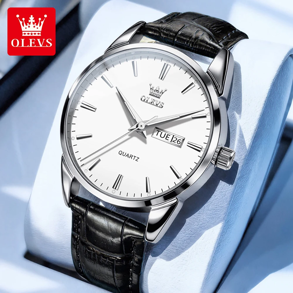 OLEVS 6898 Top Brand Men's Watch Dual Calendar Display Business Watch Waterproof Watch Men's Watch
OLEVS 6898 Top Brand Men's Watch Dual Calendar Display Business Watch Waterproof Watch Men's Watch
