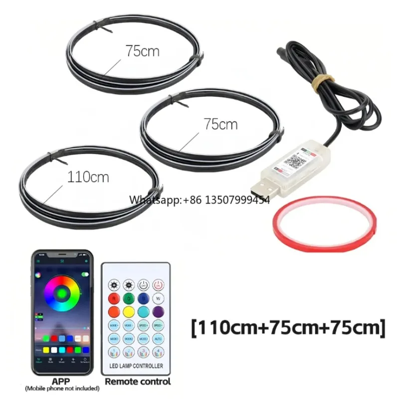 LED Light Strip 64 Color Car Ambient Lamp Interior for Dashboard Neon Atmosphere Light Kit USB Connect with Footage Lights
LED Light Strip 64 Color Car Ambient Lamp Interior for Dashboard Neon Atmosphere Light Kit USB Connect with Footage Lights