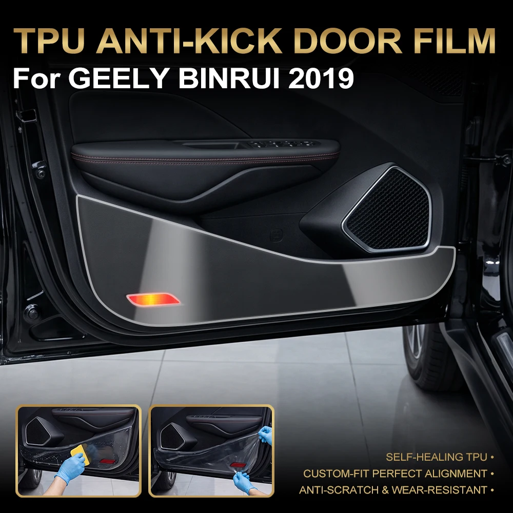 Clear Self‑Healing TPU Car Door Anti Kick Pad For Geely Binrui 2019 Anti‑Scratch Inner Side Door Panel Edge Protection Film
Clear Self‑Healing TPU Car Door Anti Kick Pad For Geely Binrui 2019 Anti‑Scratch Inner Side Door Panel Edge Protection Film