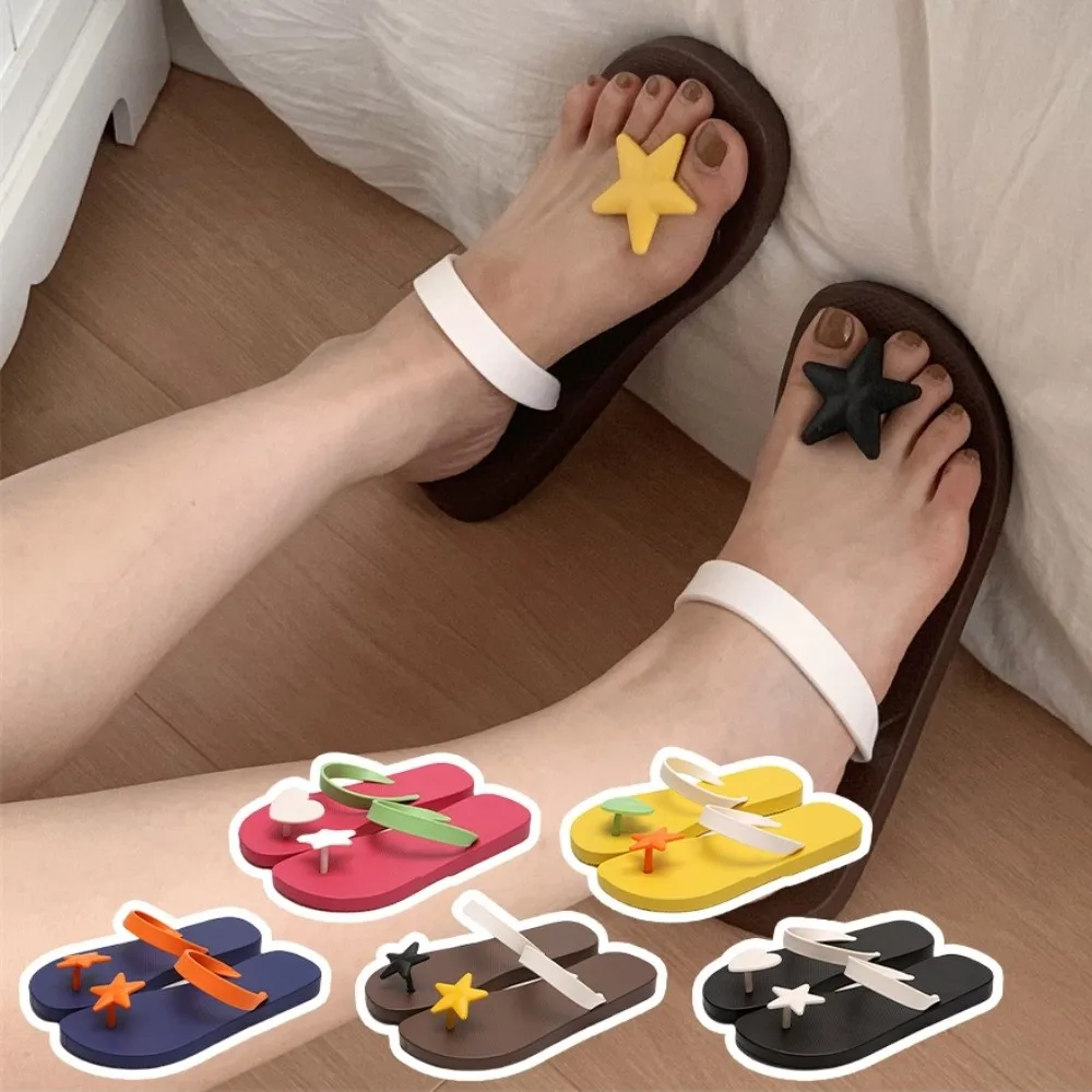 Повседневные праздничные шлепанцы со звездами и сердечками, водонепроницаемые приморские сандалии на плоской подошве, нескользящие пляжные тапочки для отдыха на открытом воздухе
Повседневные праздничные шлепанцы со звездами и сердечками, водонепроницаемые приморские сандалии на плоской подошве, нескользящие пляжные тапочки для отдыха на открытом воздухе