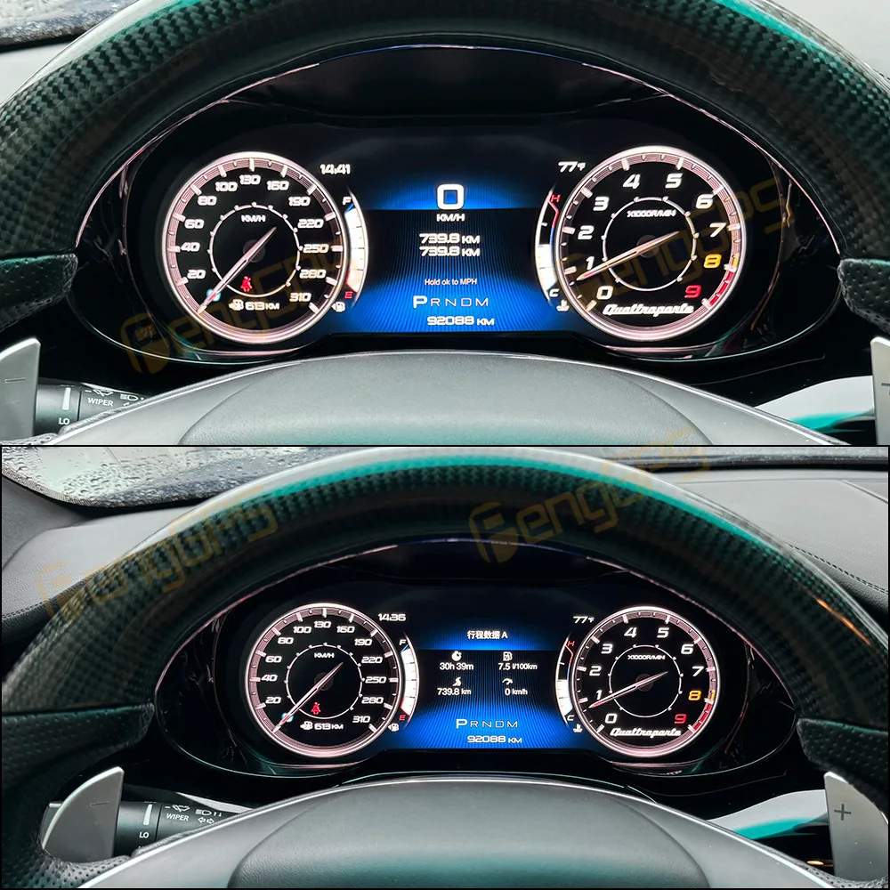 LCD Digital Cluster For Maserati Quattroporte 2014-2022 LCD Instrument Panel Speedometer Odometer Dashboard Display
LCD Digital Cluster For Maserati Quattroporte 2014-2022 LCD Instrument Panel Speedometer Odometer Dashboard Display