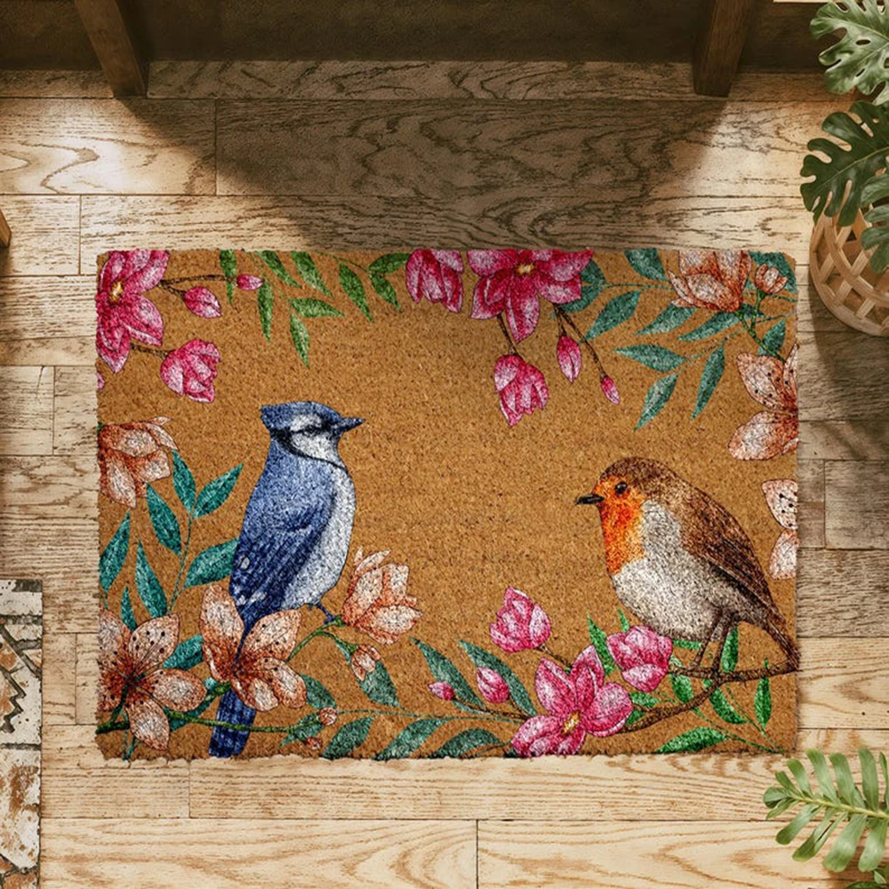 Birds Colorful Doormat Nature Spring Outdoor Porch Decor Interchangeable Welcome Door Mat Housewarming Gift Non Slip Absorbent
Birds Colorful Doormat Nature Spring Outdoor Porch Decor Interchangeable Welcome Door Mat Housewarming Gift Non Slip Absorbent