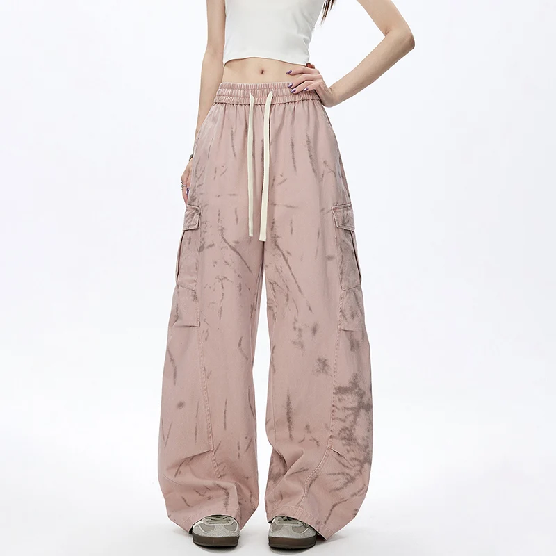 Женские универсальные широкие брюки для активного отдыха и спорта на все сезоны, модные брюки в американском стиле с принтом, унисекс
Женские универсальные широкие брюки для активного отдыха и спорта на все сезоны, модные брюки в американском стиле с принтом, унисекс