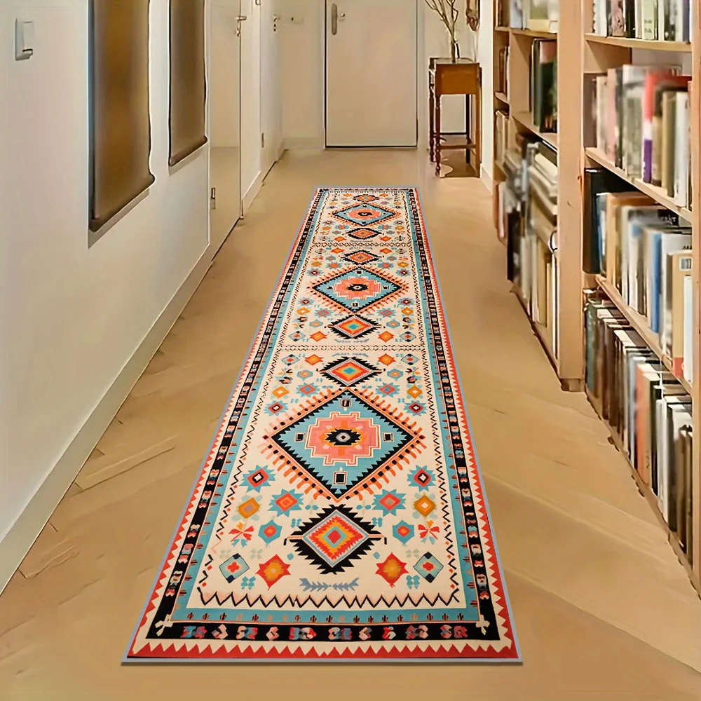 VIKAMA Retro Ethnic Style Carpet Colorful Runner Rug Doormat Welcome Mat Kitchen Rug Rug For Bedroom Carpet For Live Room Home
VIKAMA Retro Ethnic Style Carpet Colorful Runner Rug Doormat Welcome Mat Kitchen Rug Rug For Bedroom Carpet For Live Room Home