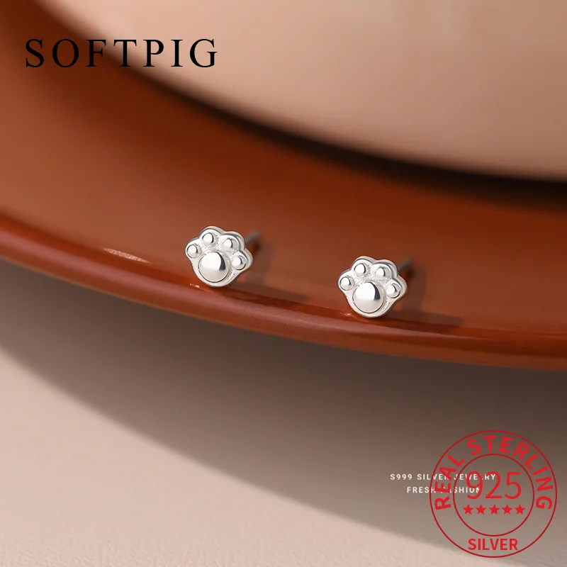 SOFTPIG Real 925 Sterling Silver Mini Claw Stud Earrings for Women Cute Animal Fine Jewelry Minimalist Accessories
SOFTPIG Real 925 Sterling Silver Mini Claw Stud Earrings for Women Cute Animal Fine Jewelry Minimalist Accessories