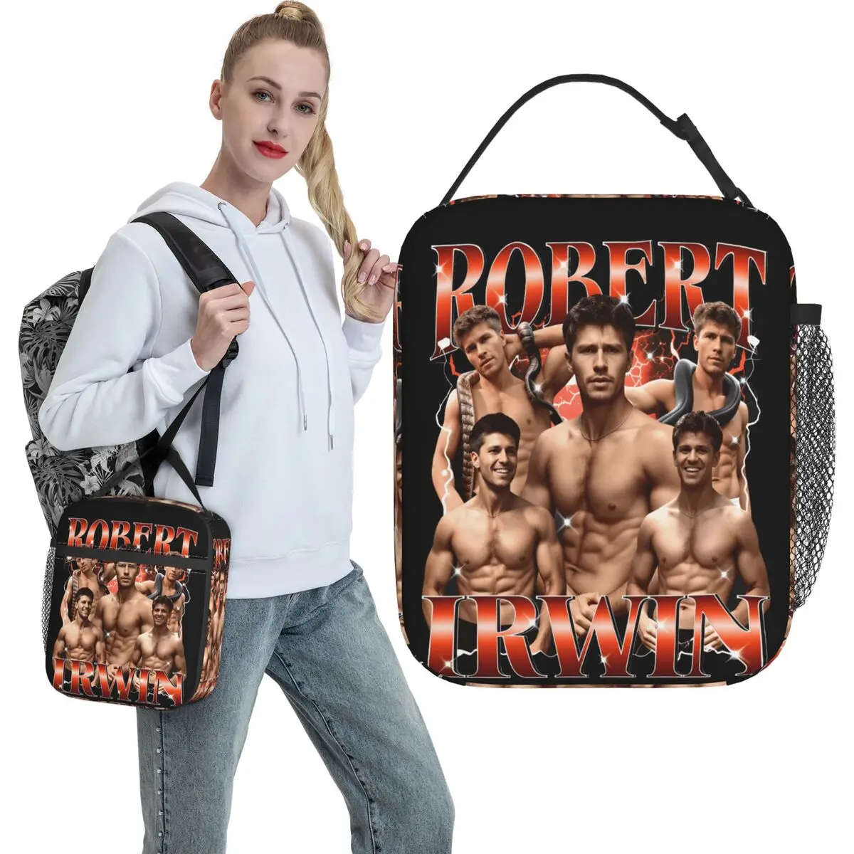Robert Irwin DWTS 2025 Lunch Bag Cute Lunch Box School Portable Zipper Tote Food Bags For Women Oxford Print Cooler Bag
Robert Irwin DWTS 2025 Lunch Bag Cute Lunch Box School Portable Zipper Tote Food Bags For Women Oxford Print Cooler Bag