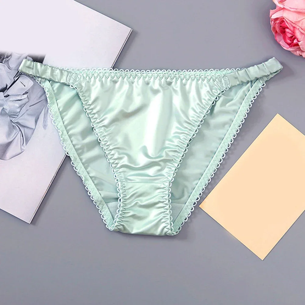 Womens Briefs Sexy Elastic Lingerie Lace Thin Silky Solid Color Panties Simple Basic Breathable Underwear Low Waist Underpants
Womens Briefs Sexy Elastic Lingerie Lace Thin Silky Solid Color Panties Simple Basic Breathable Underwear Low Waist Underpants