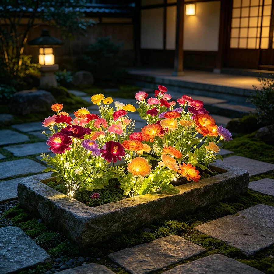 Solar Lights Snow Lotus Flower Lawn Lamp Garden Light Outdoor Lighting for Yard Patio Flower Party Wedding Birthday Decoration
Solar Lights Snow Lotus Flower Lawn Lamp Garden Light Outdoor Lighting for Yard Patio Flower Party Wedding Birthday Decoration
