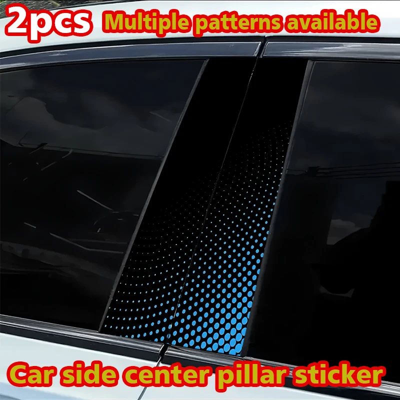2Pcs car B-pillar sticker, blue dot gradual change scratch-proof personalized film
2Pcs car B-pillar sticker, blue dot gradual change scratch-proof personalized film