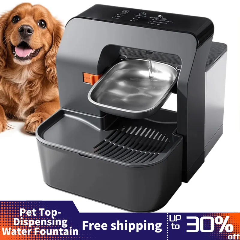 Dog Water Bowl Dispenser 3.2L Silent Drinking Waterer Dish Pet Water Fountain For Bunny Kitten Puppy Indoor Outdoor Crate Cage
Dog Water Bowl Dispenser 3.2L Silent Drinking Waterer Dish Pet Water Fountain For Bunny Kitten Puppy Indoor Outdoor Crate Cage