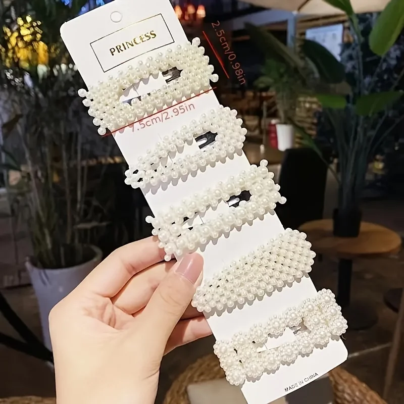 10 pcs elegant pearl bangs hair clip accessories, simple daily casual hair clip set, hair accessories and small gifts designed for women's long hair styling
10 pcs elegant pearl bangs hair clip accessories, simple daily casual hair clip set, hair accessories and small gifts designed for women's long hair styling