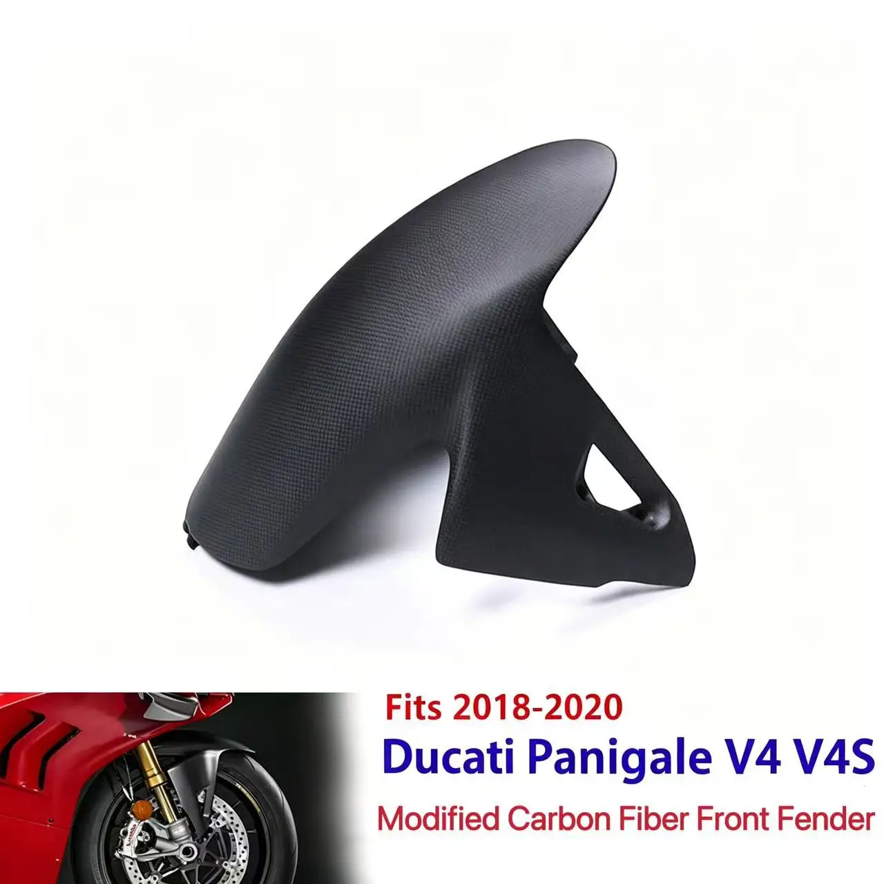 Applicable to Ducati Panigale V4 V4S 2018 19 2020 2021 motorcycle modification carbon fiber fairing housing accessories mudguard
Applicable to Ducati Panigale V4 V4S 2018 19 2020 2021 motorcycle modification carbon fiber fairing housing accessories mudguard