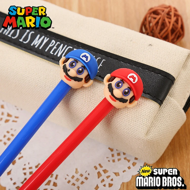 Super Mario Creative Beard Uncle 0.5mm Gel Pen Cartoon Learning Stationery Silicone Head Water-based Pen Student School Supplies
Super Mario Creative Beard Uncle 0.5mm Gel Pen Cartoon Learning Stationery Silicone Head Water-based Pen Student School Supplies