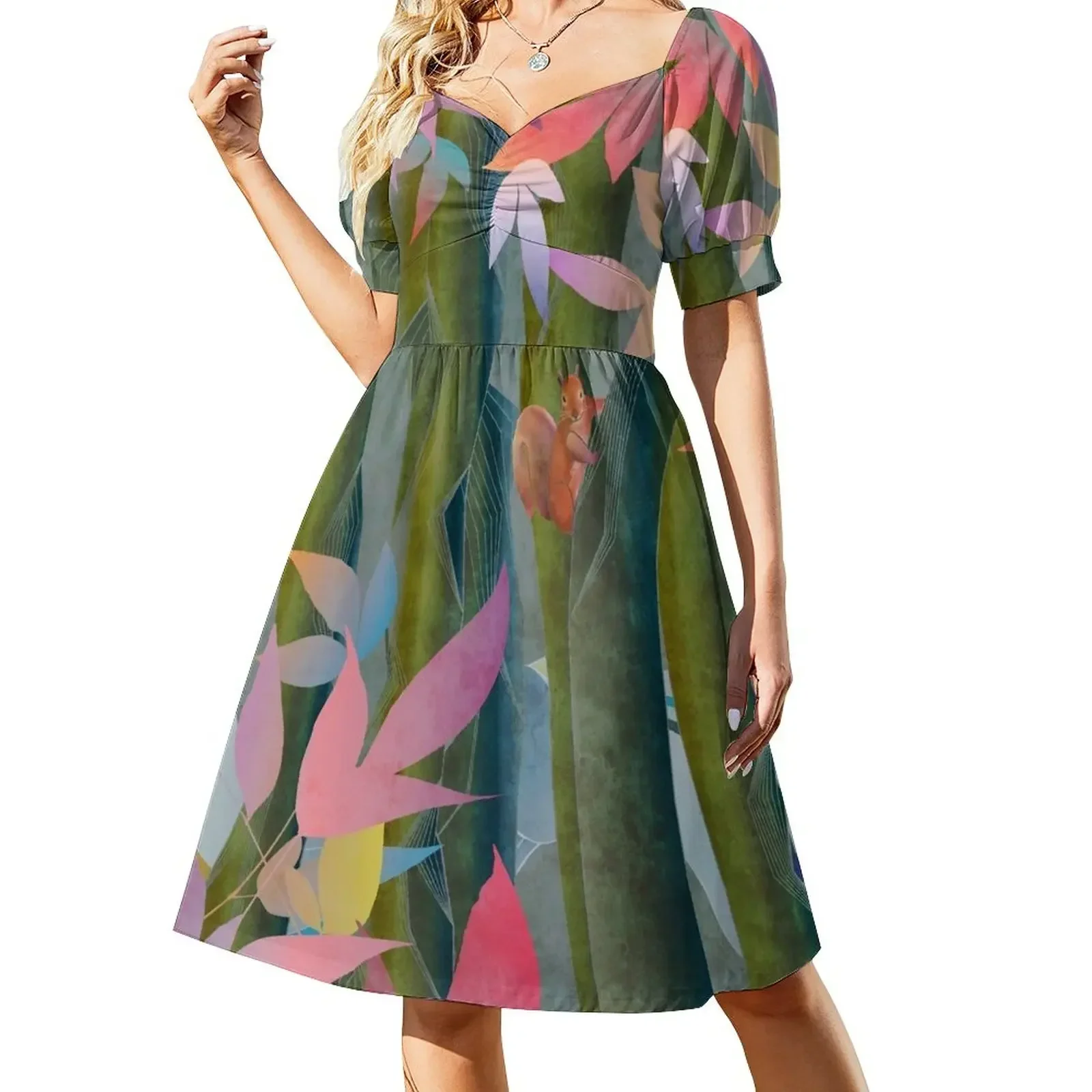 Autumn by a Waterfall Short-Sleeved Dress bandage dress long sleeve dress elegant party for women 2025
Autumn by a Waterfall Short-Sleeved Dress bandage dress long sleeve dress elegant party for women 2025