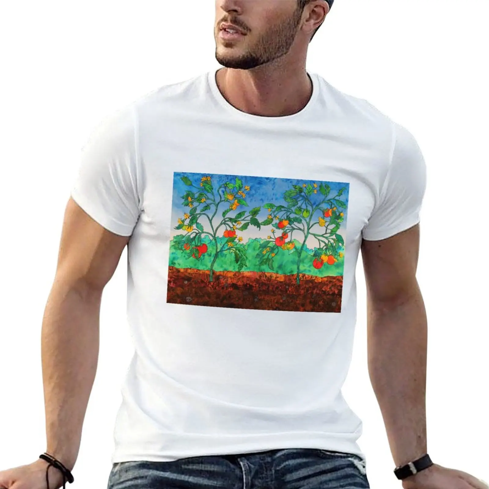 Summertime Tomatoes T-Shirt printed t shirts for man t shirt for man cotton t shirt man T-shirt
Summertime Tomatoes T-Shirt printed t shirts for man t shirt for man cotton t shirt man T-shirt