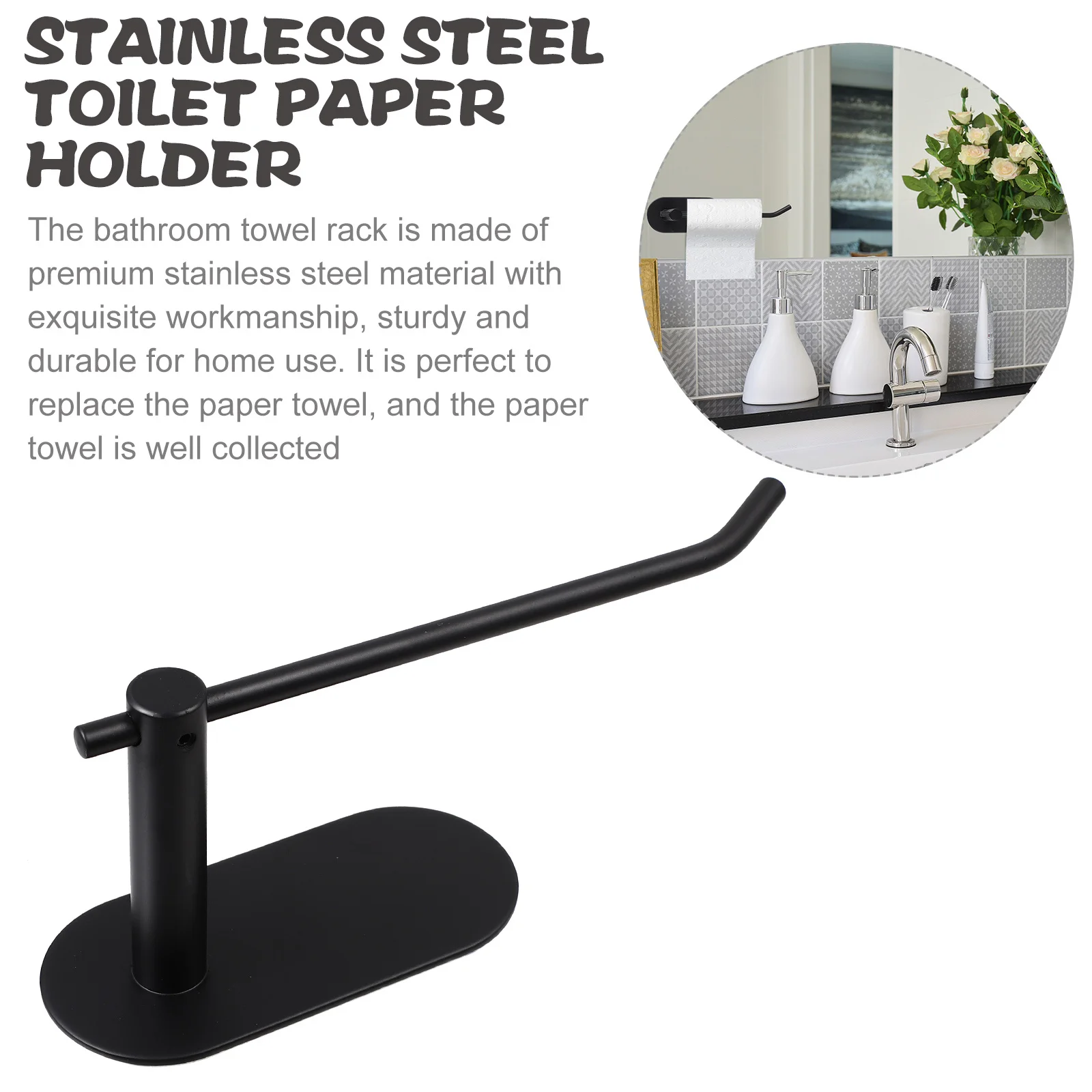 Держатель для туалетной бумаги из нержавеющей стали для ванной комнаты, органайзер для полотенец, держатель для полотенец для рук, кухонные аксессуары 
Держатель для туалетной бумаги из нержавеющей стали для ванной комнаты, органайзер для полотенец, держатель для полотенец для рук, кухонные аксессуары