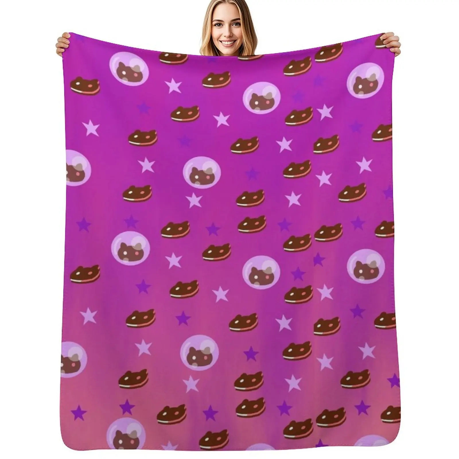 cookie cat Throw Blanket Multi Use Warm Blanket for Living Room Bedroom
cookie cat Throw Blanket Multi Use Warm Blanket for Living Room Bedroom