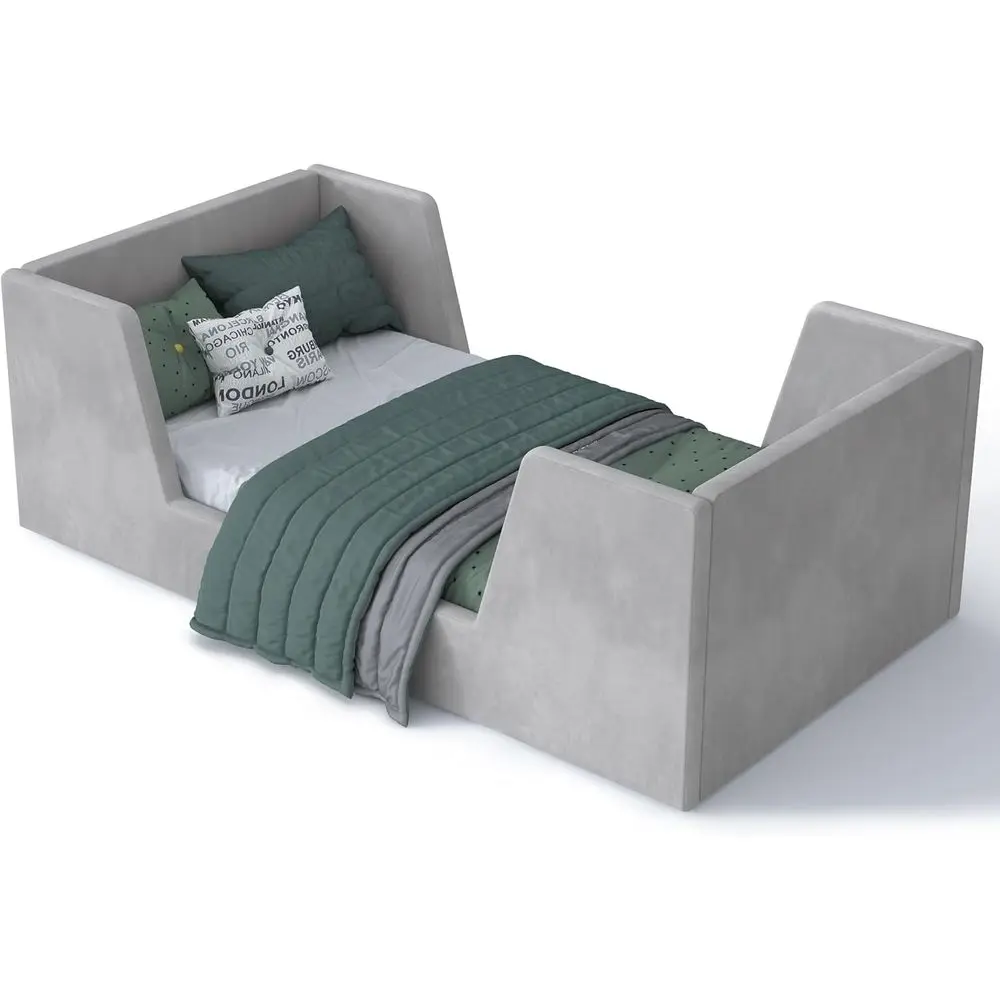 Child's Bed with Guard Rails, Suitable for Ages 2-6, Certified Fabric
Child's Bed with Guard Rails, Suitable for Ages 2-6, Certified Fabric