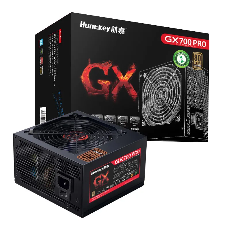 Hangjia GX700Pro direct-output desktop computer, power supply 700W bronze medal wide-format game console
Hangjia GX700Pro direct-output desktop computer, power supply 700W bronze medal wide-format game console