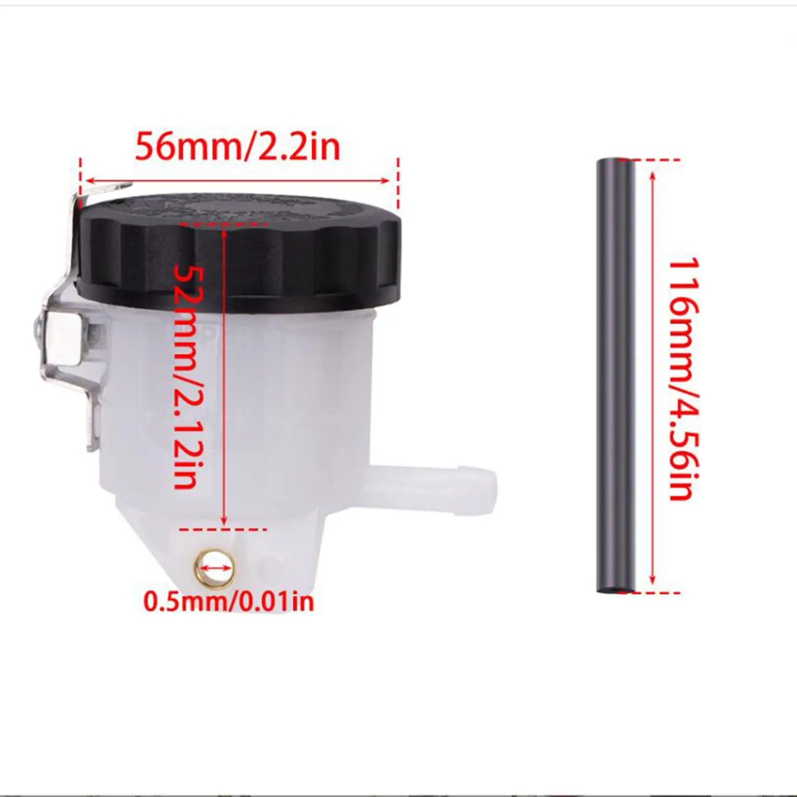 Brake Fluid Reservoir PP Material Motorcycle Brake Cylinder Replacement Parts Wear Resistant for Kawasaki ZX6R 98-18
Brake Fluid Reservoir PP Material Motorcycle Brake Cylinder Replacement Parts Wear Resistant for Kawasaki ZX6R 98-18
