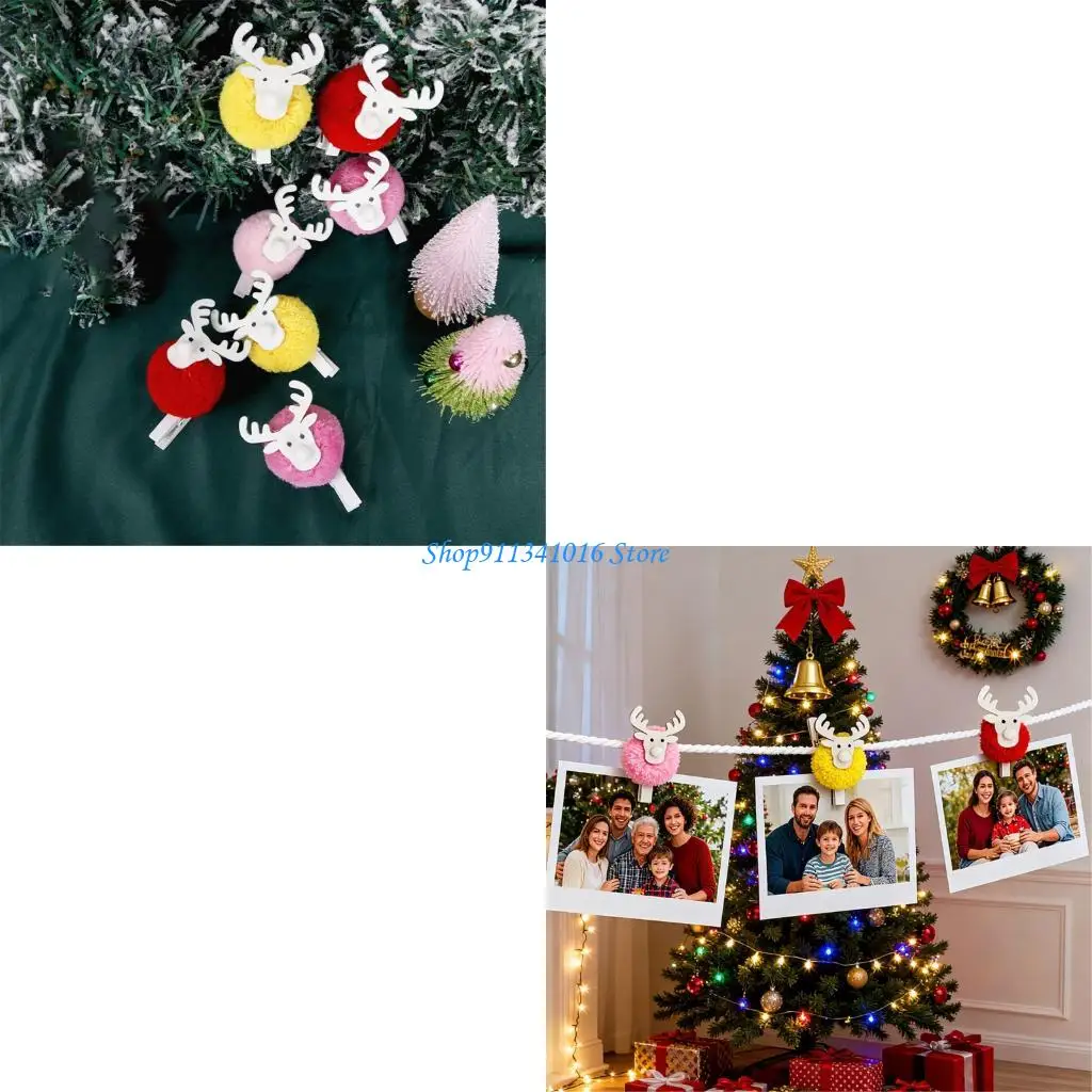 2PCS Festival Deer Wooden Clips Ornament Photo Holder Clip for Photo Wall
2PCS Festival Deer Wooden Clips Ornament Photo Holder Clip for Photo Wall
