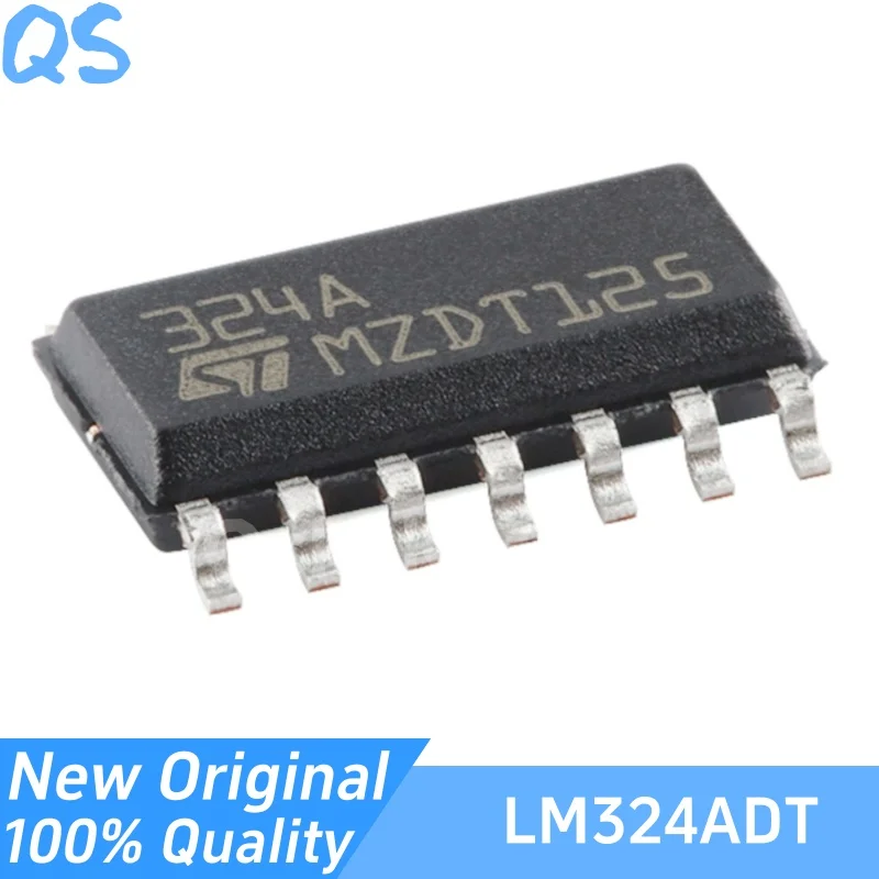 New Original LM324ADT 324A SOP-14 low-power four-way operational amplifier chip with low input bias current
New Original LM324ADT 324A SOP-14 low-power four-way operational amplifier chip with low input bias current