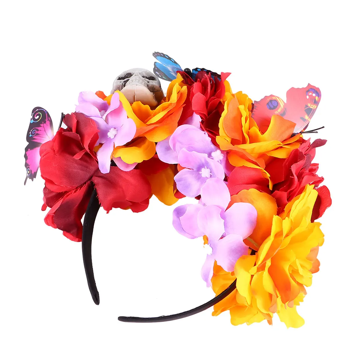 Skull Headb Halloween Headdress Scary Flower Cosplay Floral Photoshoot Props Lightweight Comfortable Holiday Gift
Skull Headb Halloween Headdress Scary Flower Cosplay Floral Photoshoot Props Lightweight Comfortable Holiday Gift