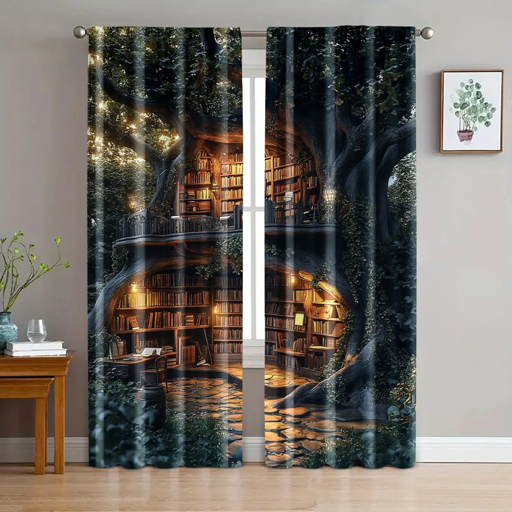 2pc, Drapes Forest Library Versatile Fabric,Without Electricity Festive Holiday Suitable for bedroom decor All Occasions
2pc, Drapes Forest Library Versatile Fabric,Without Electricity Festive Holiday Suitable for bedroom decor All Occasions