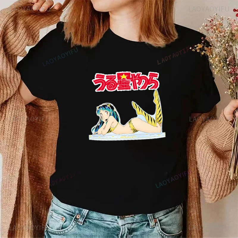Anime Urusei Yatsura and Female Tsuira Graphic T-shirts, Lum Japanese Cartoon Streetwear Short-sleeved Tops
Anime Urusei Yatsura and Female Tsuira Graphic T-shirts, Lum Japanese Cartoon Streetwear Short-sleeved Tops