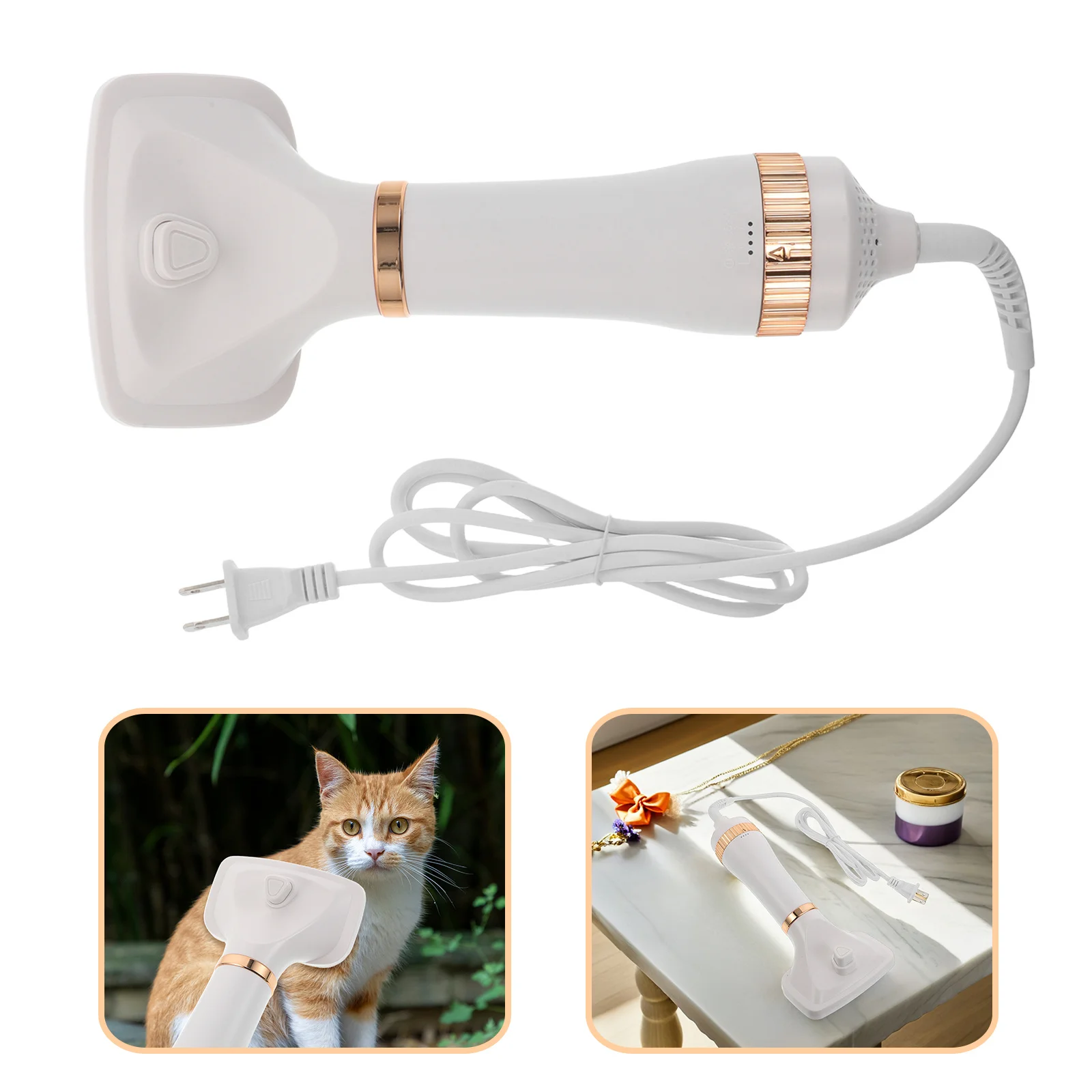 Pet Hair Dryer 2-In-1 Dog Blow Dryer With Comb Fast Drying Adjustable Temperature Quiet Lightweight Handheld Grooming Tool
Pet Hair Dryer 2-In-1 Dog Blow Dryer With Comb Fast Drying Adjustable Temperature Quiet Lightweight Handheld Grooming Tool