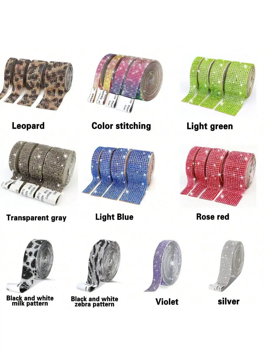 Rhinestone Car Decorative Strip Self-Adhesive Dashboard Door Trim Bling Interior Exterior
Rhinestone Car Decorative Strip Self-Adhesive Dashboard Door Trim Bling Interior Exterior