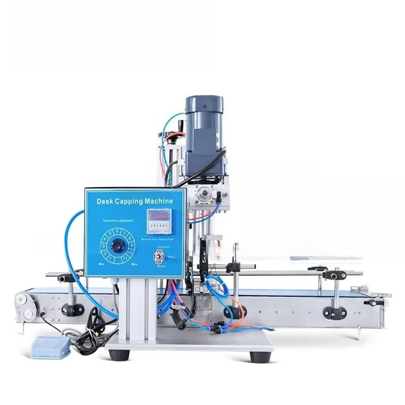 Spray bottle capping dropper capping machine Small compact capping machine with conveyor
Spray bottle capping dropper capping machine Small compact capping machine with conveyor