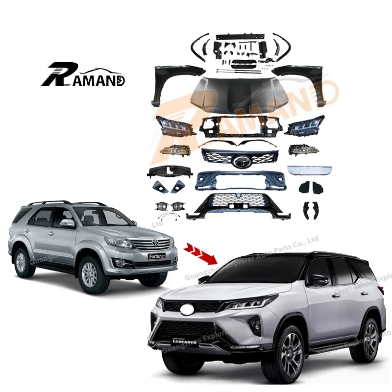 Body Kits for Fortuner 2012 - 2015 Convert to Fortuner 2023 Legender Accessories Facelift for Toyota Fortuner 2014 Bodykit
Body Kits for Fortuner 2012 - 2015 Convert to Fortuner 2023 Legender Accessories Facelift for Toyota Fortuner 2014 Bodykit