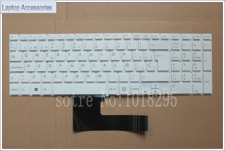 Испанская клавиатура для SONY Vaio SVF152 SVF153 SVF1541 SVF1521K1EB svf1521p1r SVF152C29M SVF1521V6E белая SP клавиатура для ноутбука
Испанская клавиатура для SONY Vaio SVF152 SVF153 SVF1541 SVF1521K1EB svf1521p1r SVF152C29M SVF1521V6E белая SP клавиатура для ноутбука