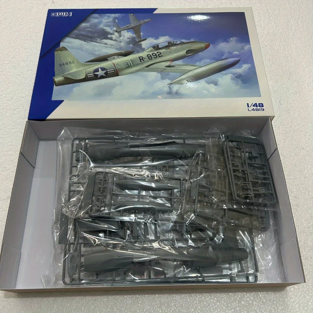 Assemble Attack Aircraft Scale Model Kit L4819 T-33A meteor two-seat jet training aircraft 1:48 By Great Wall Hobby
Assemble Attack Aircraft Scale Model Kit L4819 T-33A meteor two-seat jet training aircraft 1:48 By Great Wall Hobby