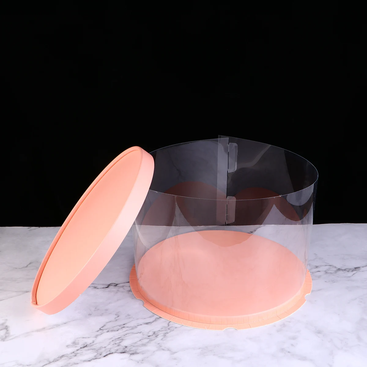 Plastic Cake Box Round Cake Packaging Boxes Transparent Organizer for Home Dessert Shop (Pink, Single-layer) (8inch)
Plastic Cake Box Round Cake Packaging Boxes Transparent Organizer for Home Dessert Shop (Pink, Single-layer) (8inch)