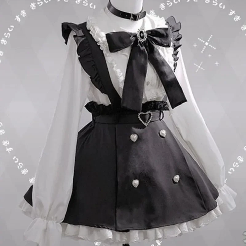 Y2K Bow Dresses Set JK Girl Cos Maid Outfit Lolita Dress Lolita Japan Kawaii Montage Original Black White Jacquard Plus Size Set
Y2K Bow Dresses Set JK Girl Cos Maid Outfit Lolita Dress Lolita Japan Kawaii Montage Original Black White Jacquard Plus Size Set