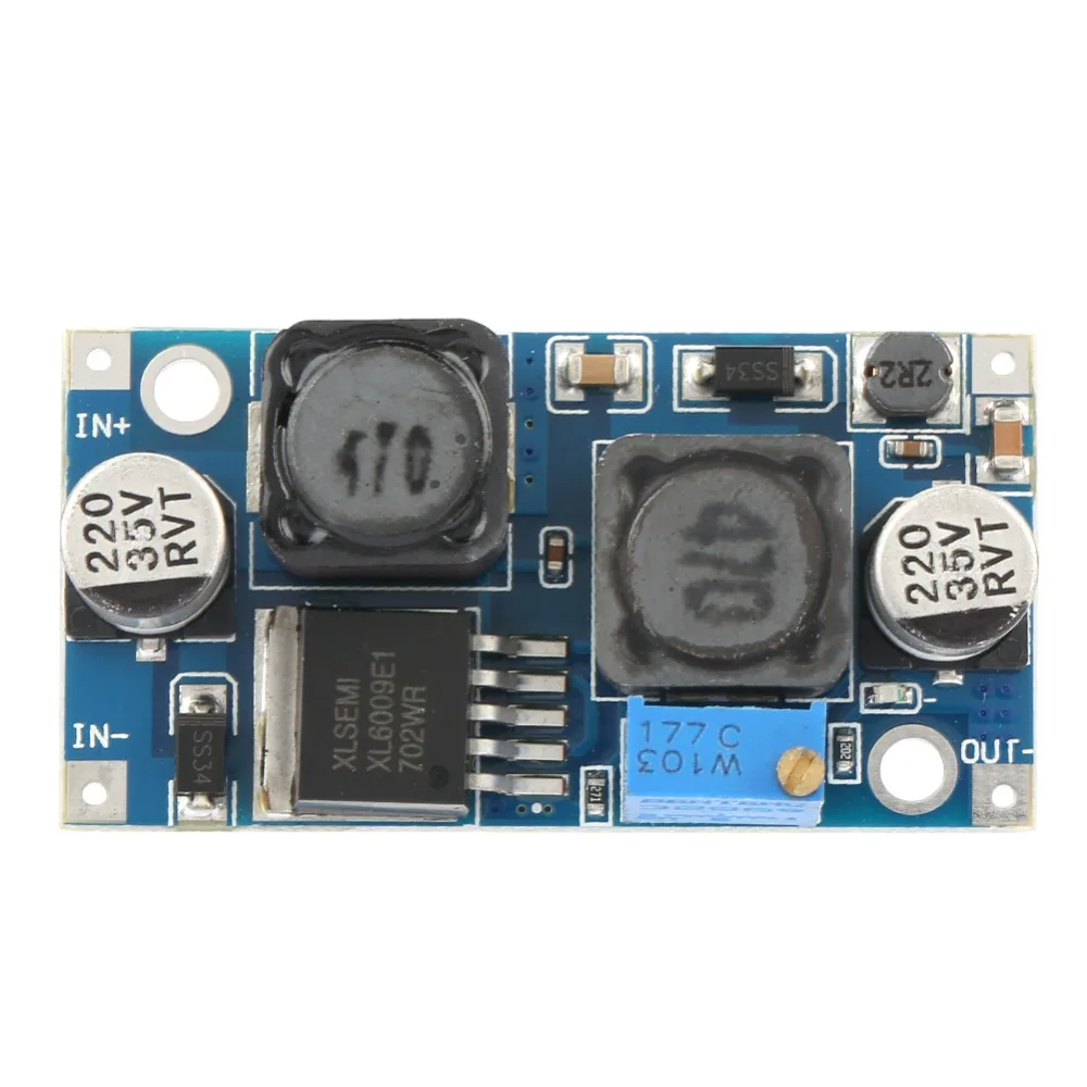 2Pcs XL6009 Chip Voltage Regulator Module 5-32V To 1.25-35V Voltage Step-up Power Supply Module Adjustable Voltage Step-down
2Pcs XL6009 Chip Voltage Regulator Module 5-32V To 1.25-35V Voltage Step-up Power Supply Module Adjustable Voltage Step-down