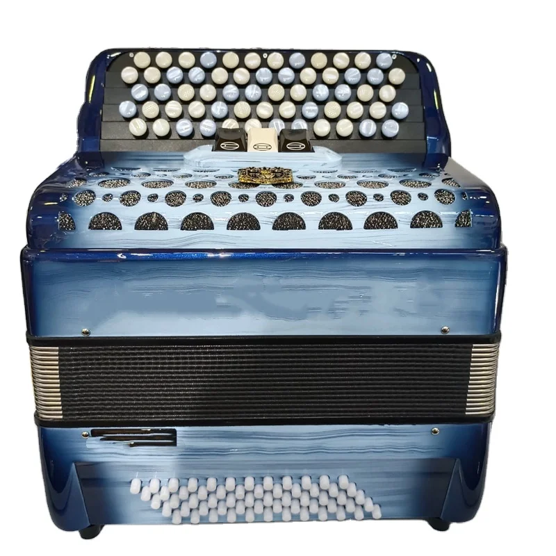 Professional 60 Bass Bayan Button Accordion Painted Finish with Voice Change for Beginner Adult Practice
Professional 60 Bass Bayan Button Accordion Painted Finish with Voice Change for Beginner Adult Practice