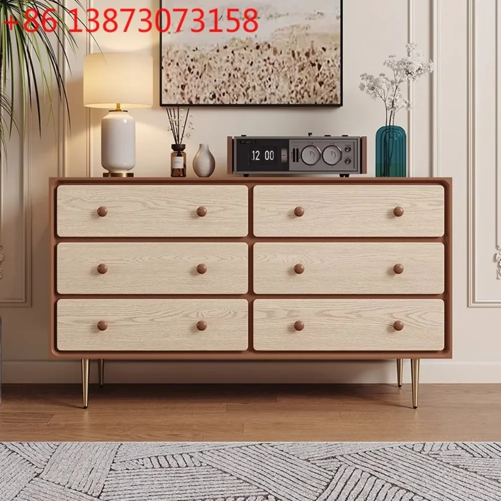 French retro style six-chest cabinet bedroom solid wood storage
French retro style six-chest cabinet bedroom solid wood storage