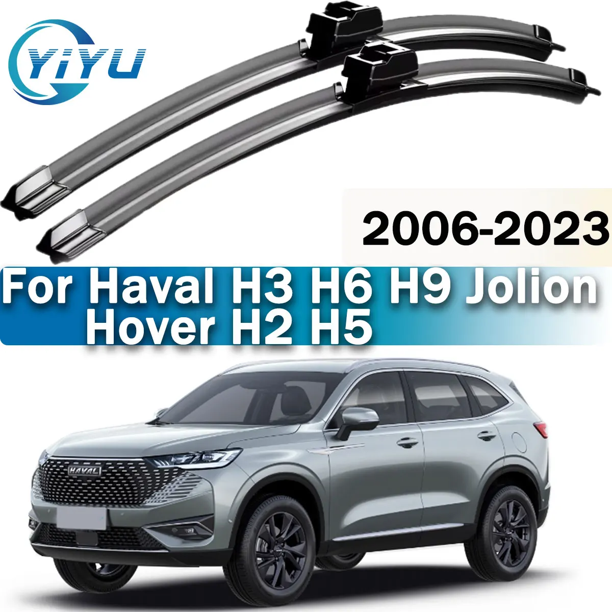 2PCS Car Front Wiper Blades For Great Wall Haval H3 H6 H9 Jolion Hover H2 H5 2006-2023 Windscreen Windshield Window Accessories
2PCS Car Front Wiper Blades For Great Wall Haval H3 H6 H9 Jolion Hover H2 H5 2006-2023 Windscreen Windshield Window Accessories